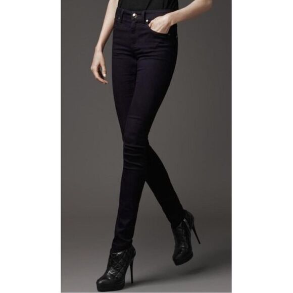 Burberry Thurlestone NWT Black Skinny Jeans 27w - Picture 1 of 15